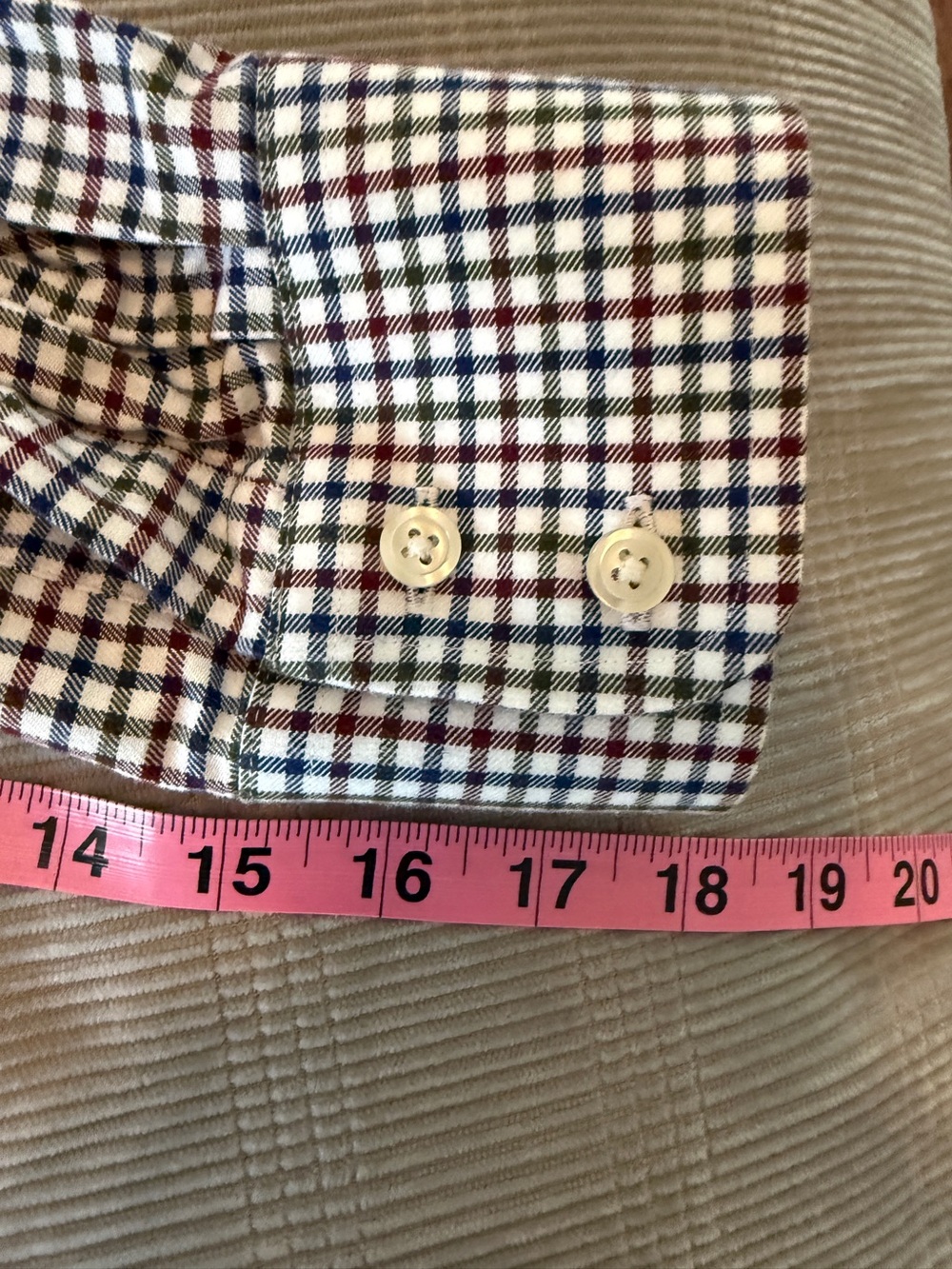 Charles Tyrwhitt Slim Fit Button-Down Shirt – Size 18 / 37” Sleeve - Picture 10 of 11